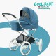 Детская модульная коляска-трансформер COOL BABY 2 в 1 (зима-лето)